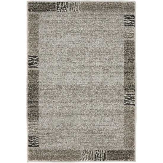 Rug Unique Loom Del Mar Light Gray Rectangular 2' 2 x 3' 0