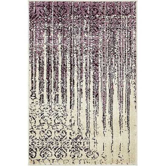 Rug Unique Loom Del Mar Purple Rectangular 2' 2 x 3' 0