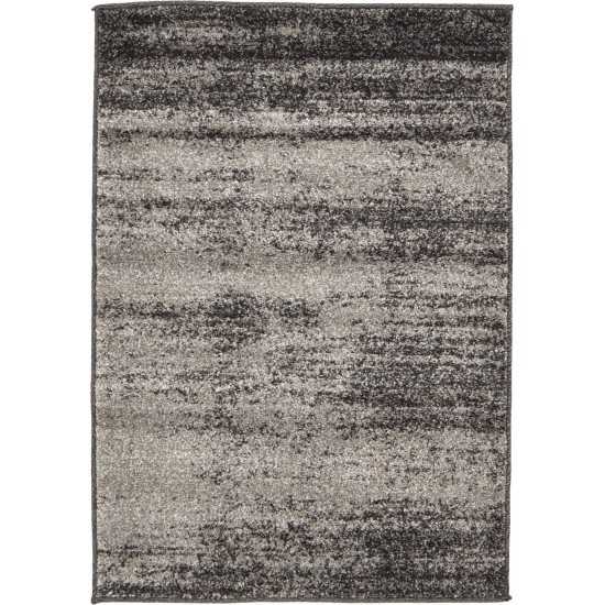 Rug Unique Loom Del Mar Dark Gray Rectangular 2' 2 x 3' 0