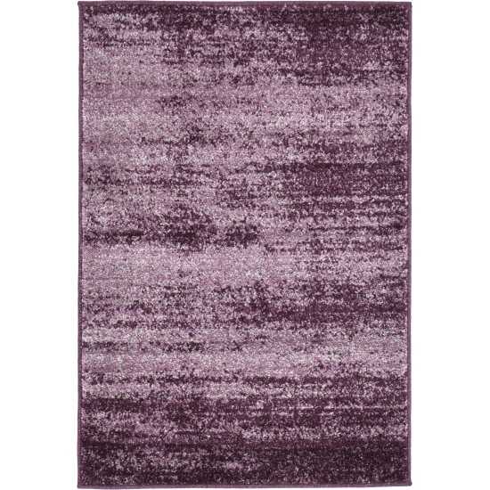 Rug Unique Loom Del Mar Violet Rectangular 2' 2 x 3' 0