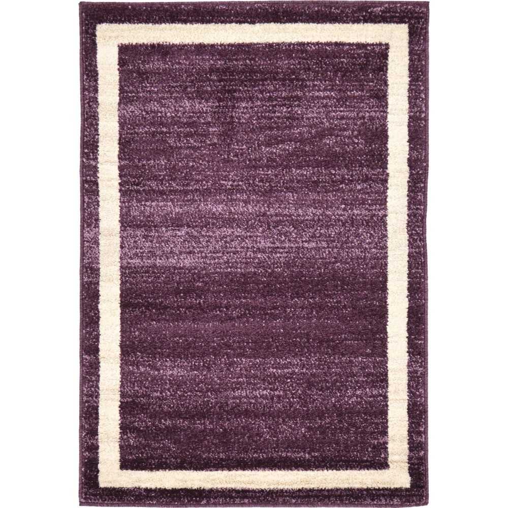 Rug Unique Loom Del Mar Violet Rectangular 2' 2 x 3' 0 Rug Unique Loom Del Mar Violet Rectangular 2' 2 x 3' 0
