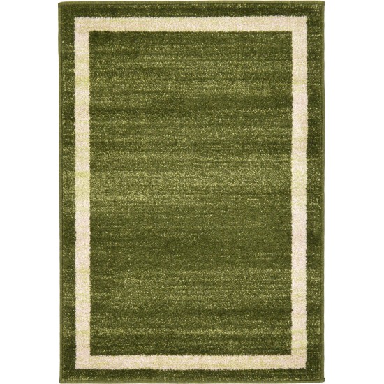 Rug Unique Loom Del Mar Green Rectangular 2' 2 x 3' 0