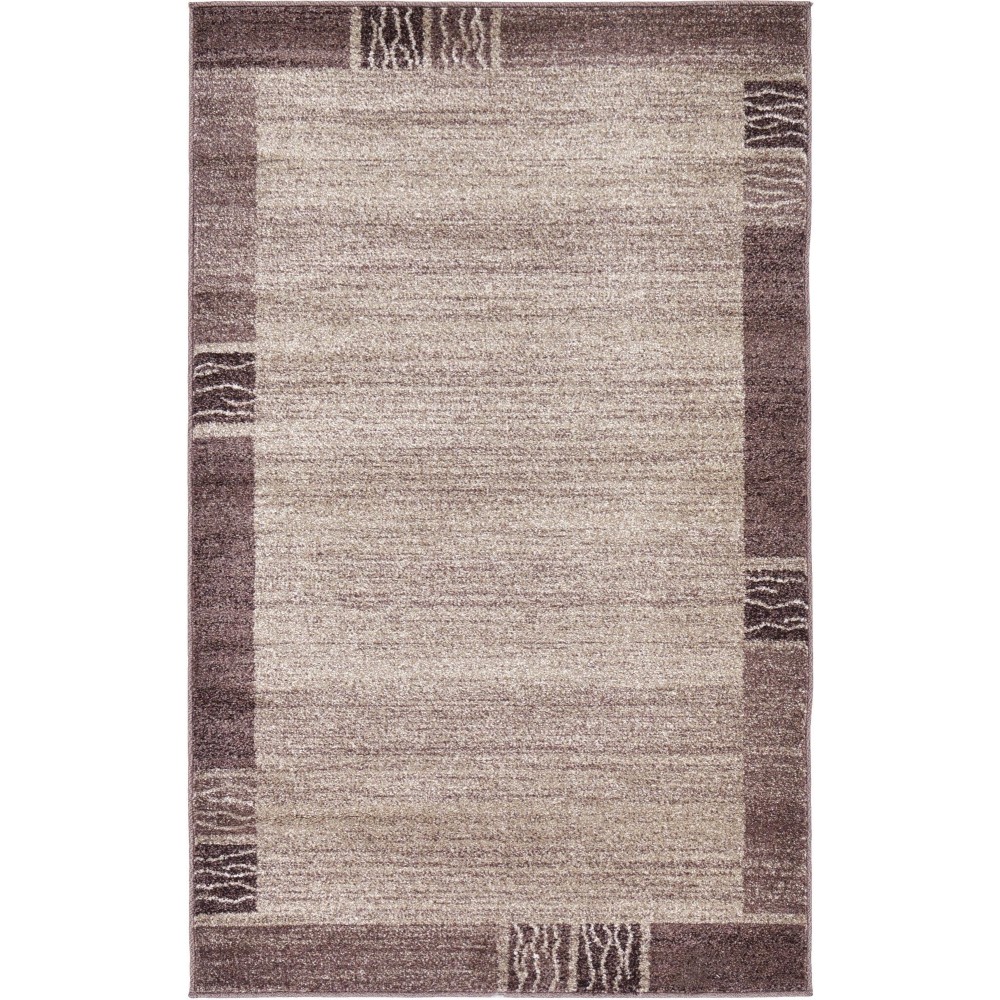 Rug Unique Loom Del Mar Light Brown Rectangular 3' 3 x 5' 3 Rug Unique Loom Del Mar Light Brown Rectangular 3' 3 x 5' 3