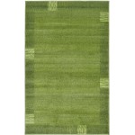 Rug Unique Loom Del Mar Green Rectangular 3' 3 x 5' 3