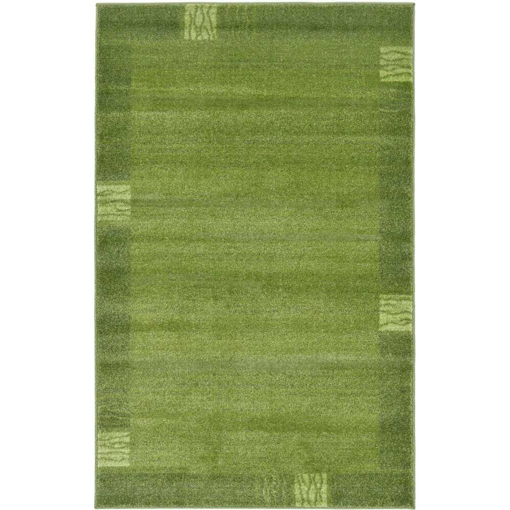 Rug Unique Loom Del Mar Green Rectangular 3' 3 x 5' 3 Rug Unique Loom Del Mar Green Rectangular 3' 3 x 5' 3
