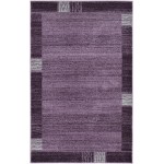 Rug Unique Loom Del Mar Purple Rectangular 3' 3 x 5' 3