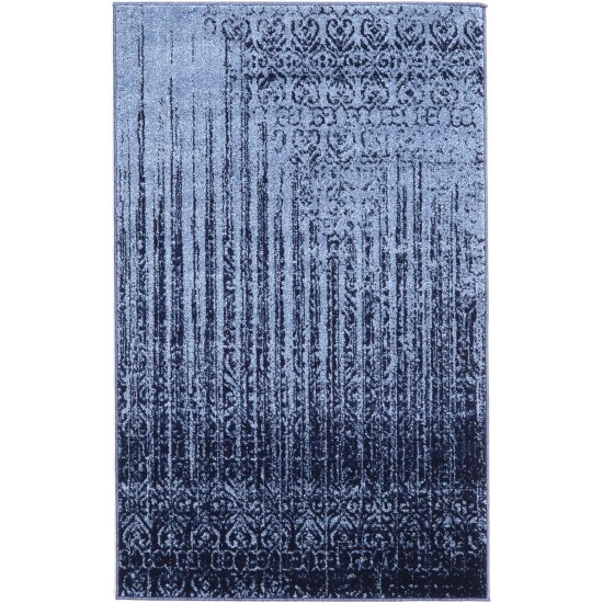 Rug Unique Loom Del Mar Blue Rectangular 3' 3 x 5' 3