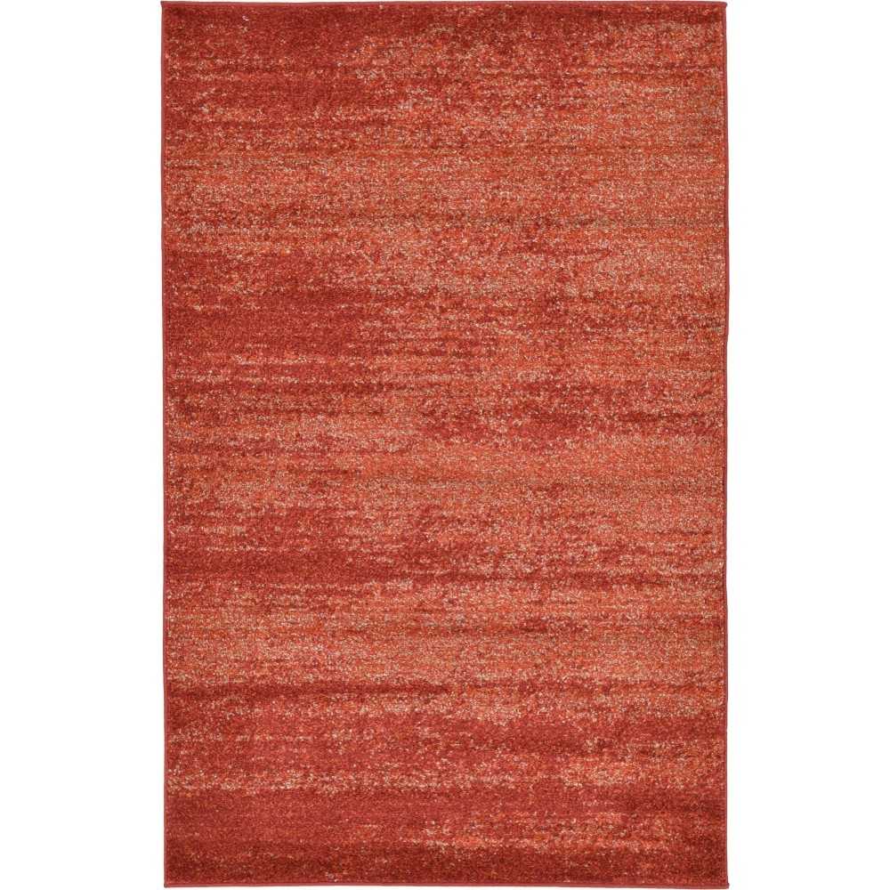 Rug Unique Loom Del Mar Terracotta Rectangular 3' 3 x 5' 3