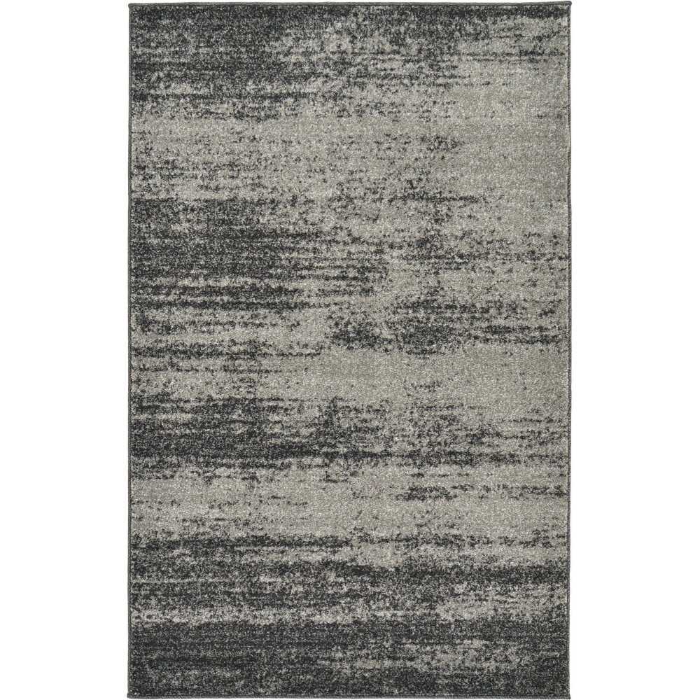 Rug Unique Loom Del Mar Dark Gray Rectangular 3' 3 x 5' 3