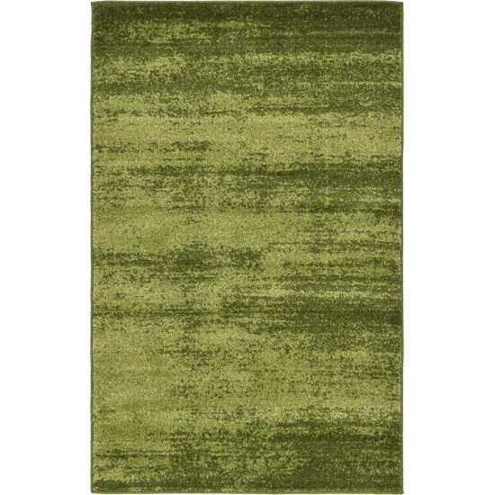 Rug Unique Loom Del Mar Green Rectangular 3' 3 x 5' 3