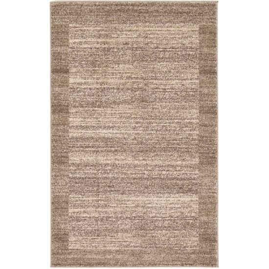 Rug Unique Loom Del Mar Beige Rectangular 3' 3 x 5' 3