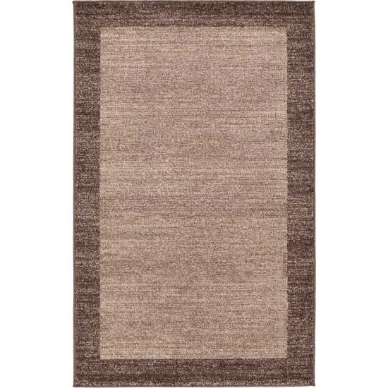 Rug Unique Loom Del Mar Light Brown Rectangular 3' 3 x 5' 3