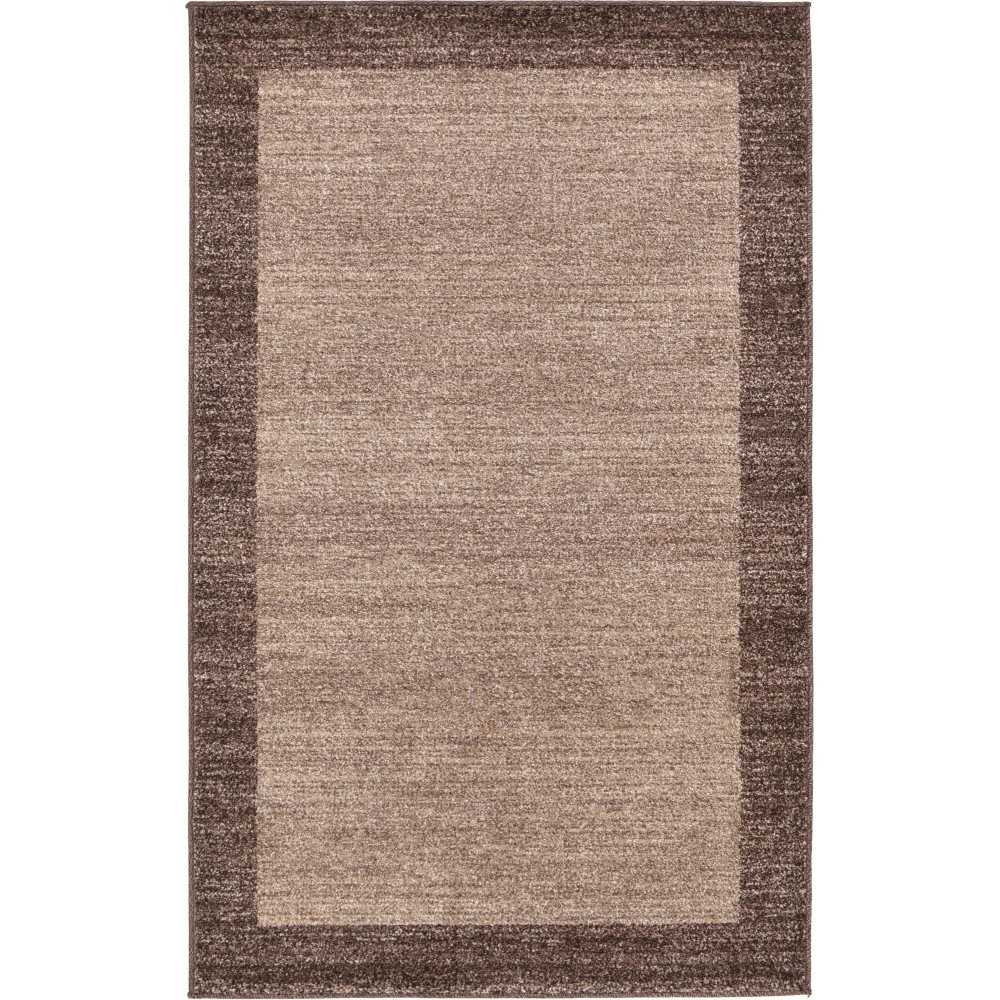 Rug Unique Loom Del Mar Light Brown Rectangular 3' 3 x 5' 3