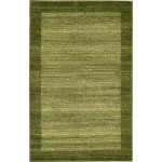 Rug Unique Loom Del Mar Light Green Rectangular 3' 3 x 5' 3