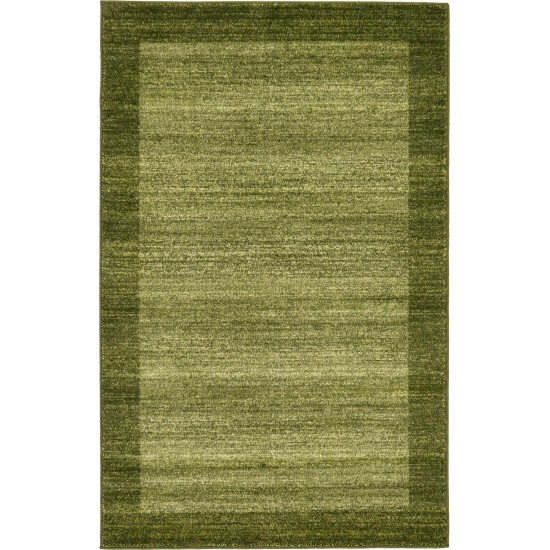 Rug Unique Loom Del Mar Light Green Rectangular 3' 3 x 5' 3