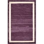 Rug Unique Loom Del Mar Violet Rectangular 3' 3 x 5' 3