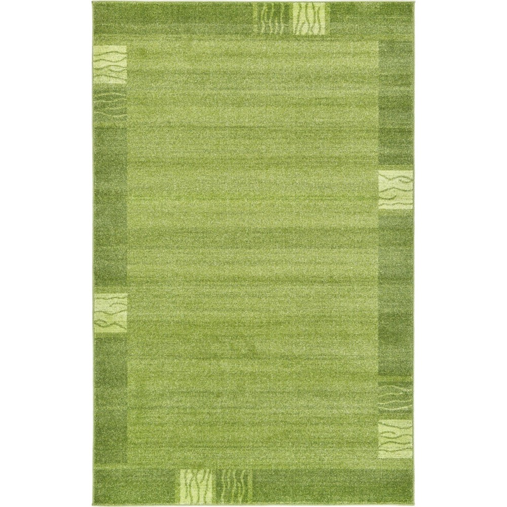 Rug Unique Loom Del Mar Green Rectangular 5' 0 x 8' 0 Rug Unique Loom Del Mar Green Rectangular 5' 0 x 8' 0