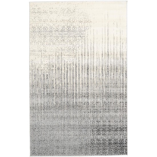 Rug Unique Loom Del Mar Gray Rectangular 5' 0 x 8' 0