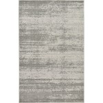 Rug Unique Loom Del Mar Gray Rectangular 5' 0 x 8' 0