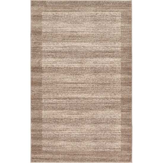 Rug Unique Loom Del Mar Beige Rectangular 5' 0 x 8' 0