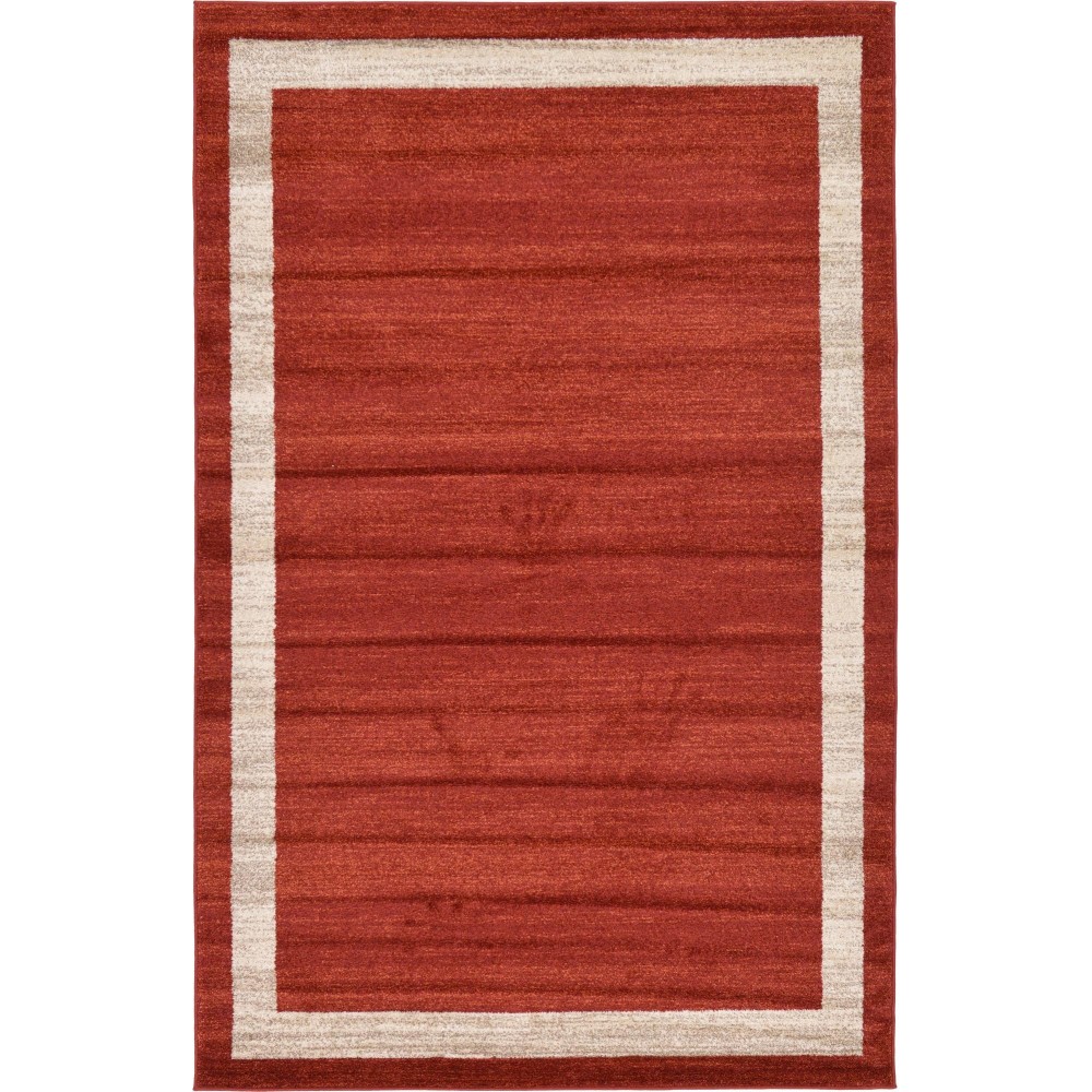 Rug Unique Loom Del Mar Terracotta Rectangular 5' 0 x 8' 0 Rug Unique Loom Del Mar Terracotta Rectangular 5' 0 x 8' 0