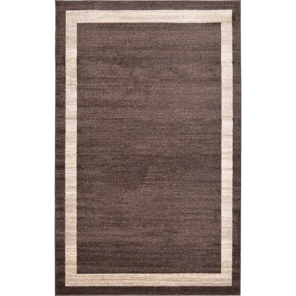 Rug Unique Loom Del Mar Brown Rectangular 5' 0 x 8' 0 Rug Unique Loom Del Mar Brown Rectangular 5' 0 x 8' 0