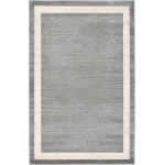 Rug Unique Loom Del Mar Gray Rectangular 5' 0 x 8' 0