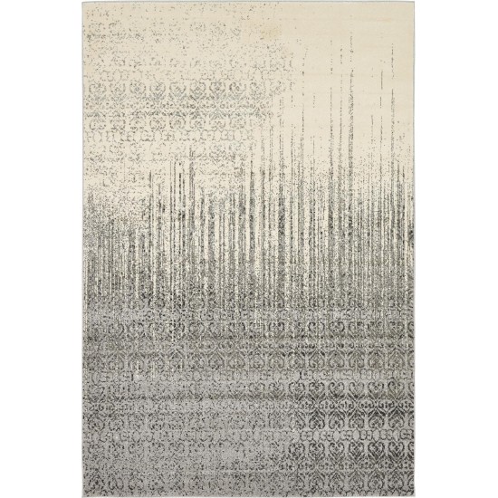 Rug Unique Loom Del Mar Gray Rectangular 6' 0 x 9' 0