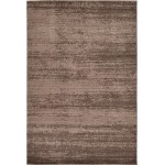 Rug Unique Loom Del Mar Brown Rectangular 6' 0 x 9' 0