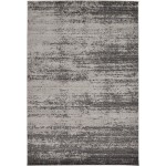 Rug Unique Loom Del Mar Dark Gray Rectangular 6' 0 x 9' 0