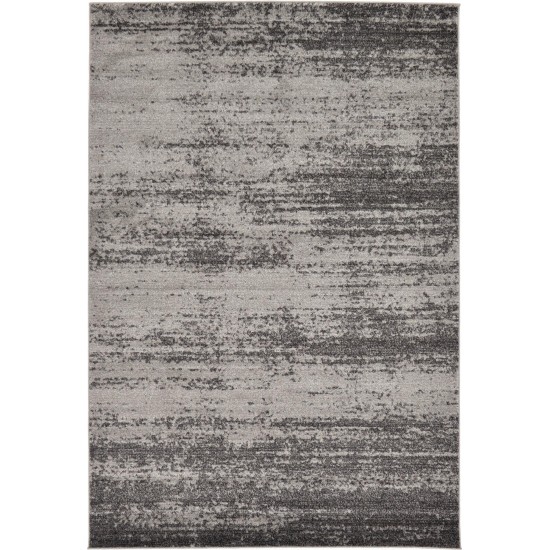 Rug Unique Loom Del Mar Dark Gray Rectangular 6' 0 x 9' 0