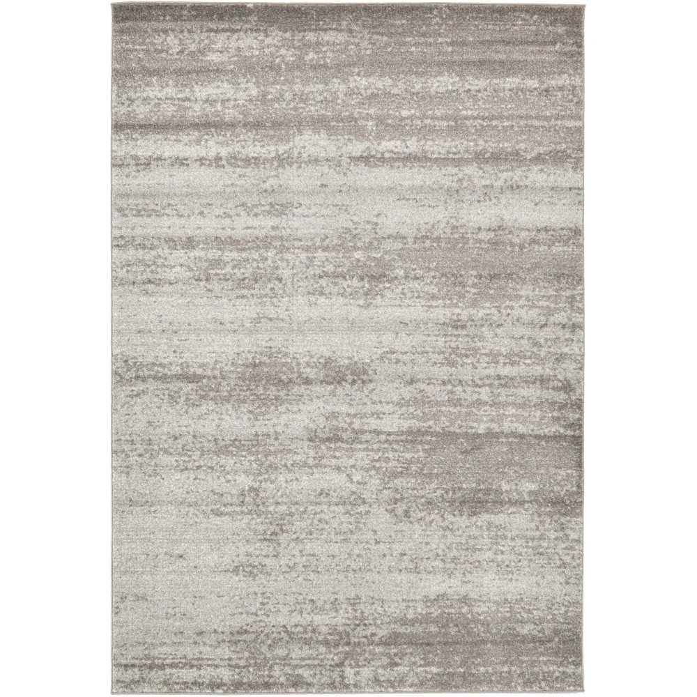 Rug Unique Loom Del Mar Gray Rectangular 6' 0 x 9' 0 Rug Unique Loom Del Mar Gray Rectangular 6' 0 x 9' 0