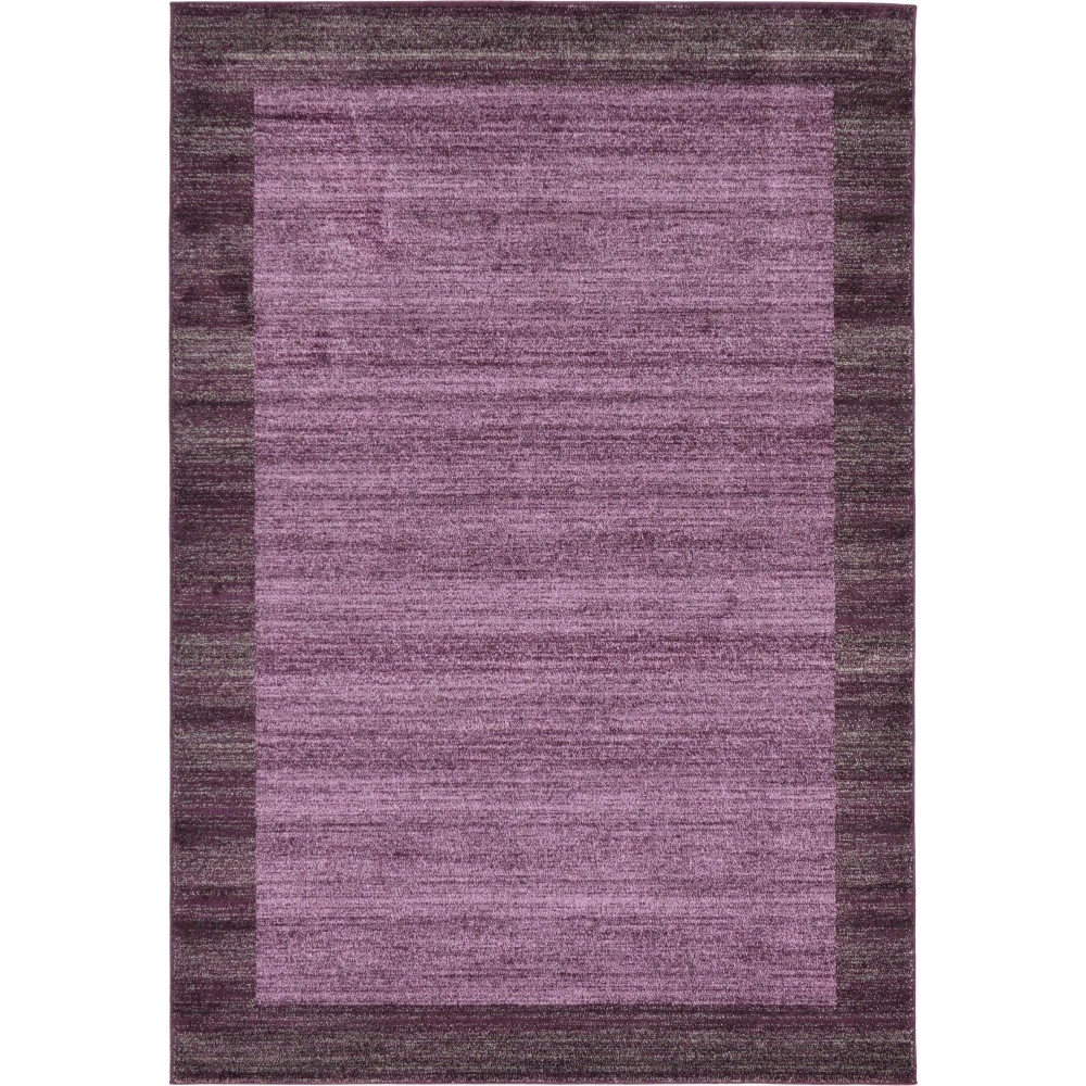 Rug Unique Loom Del Mar Violet Rectangular 6' 0 x 9' 0 Rug Unique Loom Del Mar Violet Rectangular 6' 0 x 9' 0