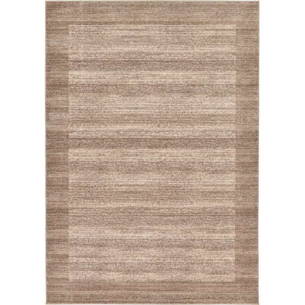 Rug Unique Loom Del Mar Beige Rectangular 7' 0 x 10' 0