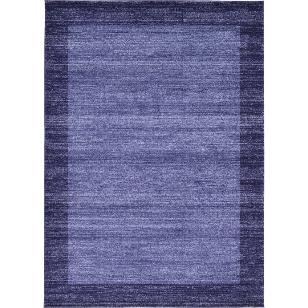 Rug Unique Loom Del Mar Navy Blue Rectangular 7' 0 x 10' 0 Rug Unique Loom Del Mar Navy Blue Rectangular 7' 0 x 10' 0