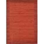 Rug Unique Loom Del Mar Terracotta Rectangular 7' 0 x 10' 0