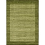 Rug Unique Loom Del Mar Light Green Rectangular 7' 0 x 10' 0