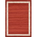 Rug Unique Loom Del Mar Terracotta Rectangular 7' 0 x 10' 0