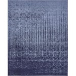 Rug Unique Loom Del Mar Blue Rectangular 8' 0 x 10' 0