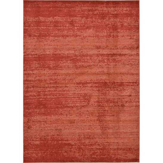 Rug Unique Loom Del Mar Terracotta Rectangular 8' 0 x 11' 0