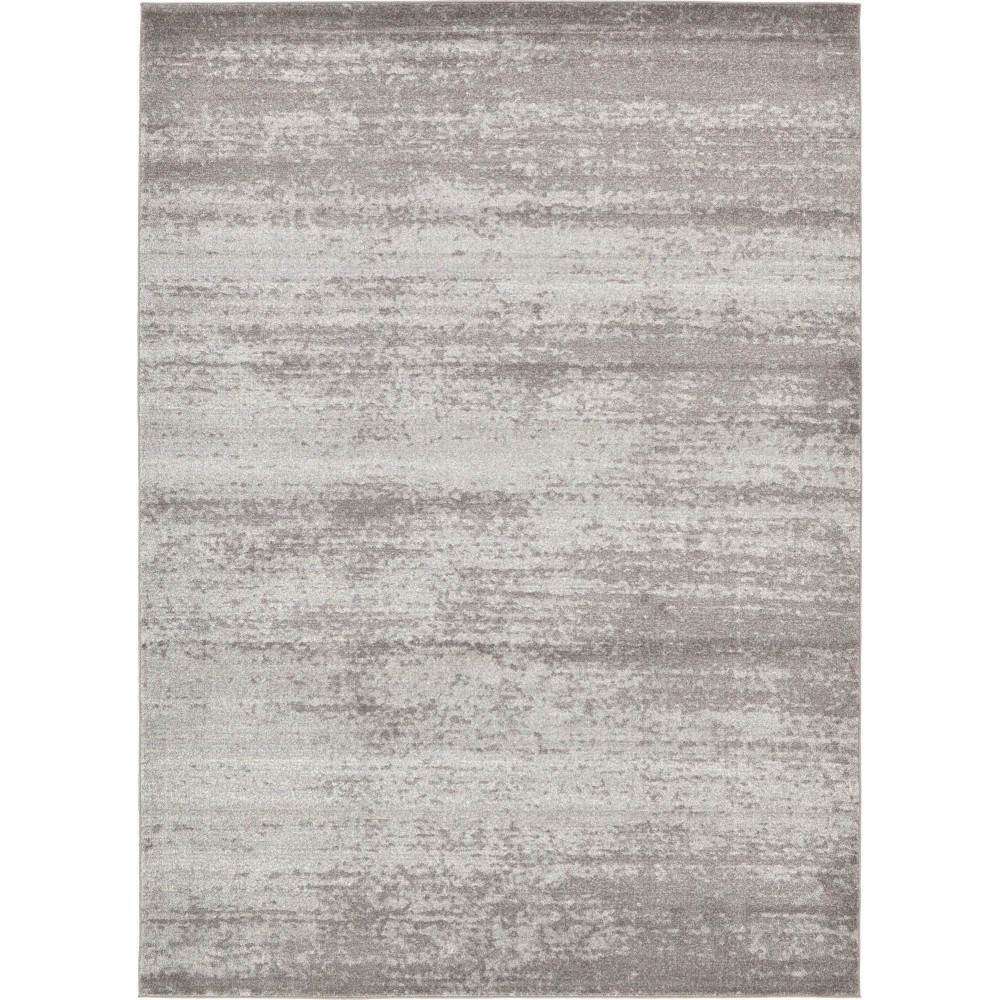 Rug Unique Loom Del Mar Gray Rectangular 8' 0 x 11' 0 Rug Unique Loom Del Mar Gray Rectangular 8' 0 x 11' 0