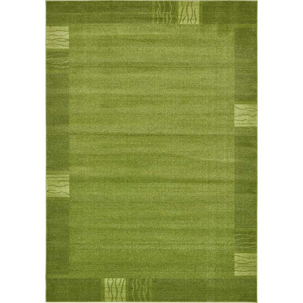 Rug Unique Loom Del Mar Green Rectangular 8' 0 x 11' 4 Rug Unique Loom Del Mar Green Rectangular 8' 0 x 11' 4
