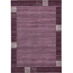 Rug Unique Loom Del Mar Purple Rectangular 8' 0 x 11' 4