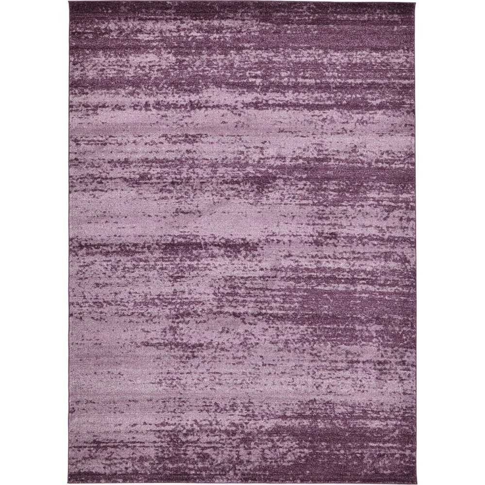 Rug Unique Loom Del Mar Violet Rectangular 8' 0 x 11' 4