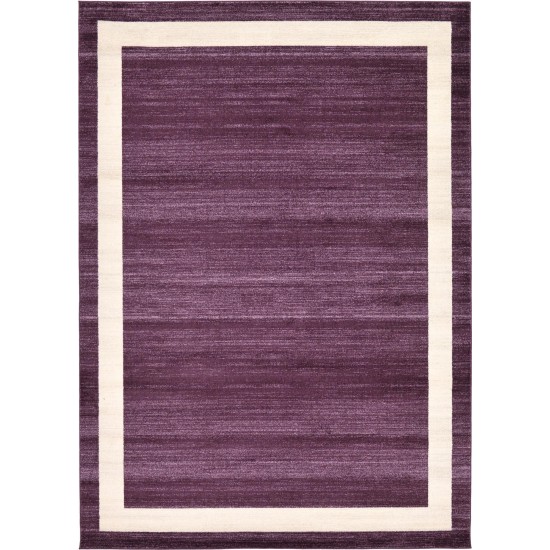 Rug Unique Loom Del Mar Violet Rectangular 8' 0 x 11' 4