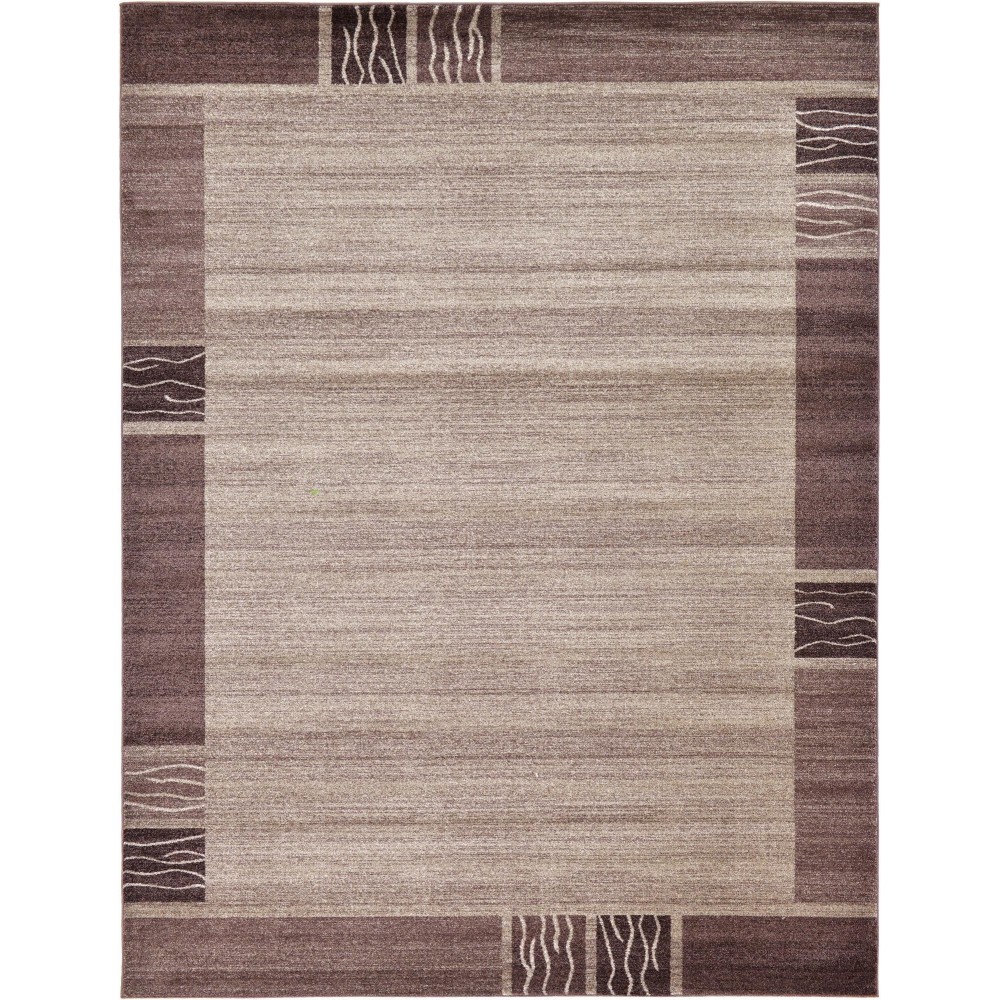 Rug Unique Loom Del Mar Light Brown Rectangular 9' 0 x 12' 0 Rug Unique Loom Del Mar Light Brown Rectangular 9' 0 x 12' 0