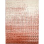 Rug Unique Loom Del Mar Red Rectangular 9' 0 x 12' 0