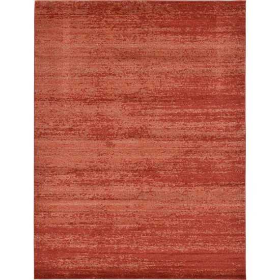 Rug Unique Loom Del Mar Terracotta Rectangular 9' 0 x 12' 0