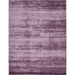 Rug Unique Loom Del Mar Violet Rectangular 9' 0 x 12' 0