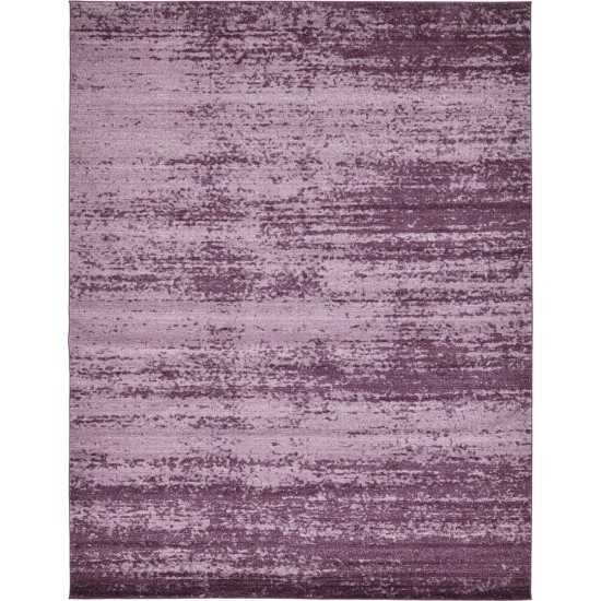 Rug Unique Loom Del Mar Violet Rectangular 9' 0 x 12' 0